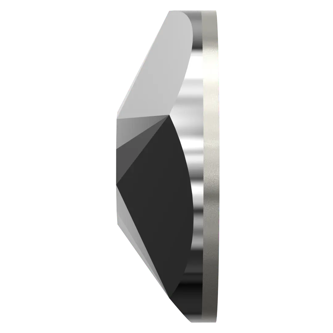 Serinity Hotfix Flat Back Crystals Star Rose (2100) Crystal Light Chrome - Bluestreak Crystals