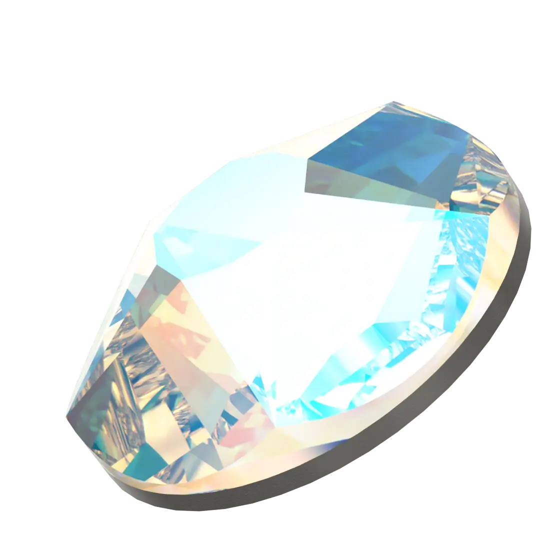 Serinity Hotfix Flat Back Crystals Star Rose (2100) Crystal Shimmer - Bluestreak Crystals