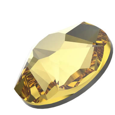 Serinity Hotfix Flat Back Crystals Star Rose (2100) Dark Jonquil - Bluestreak Crystals