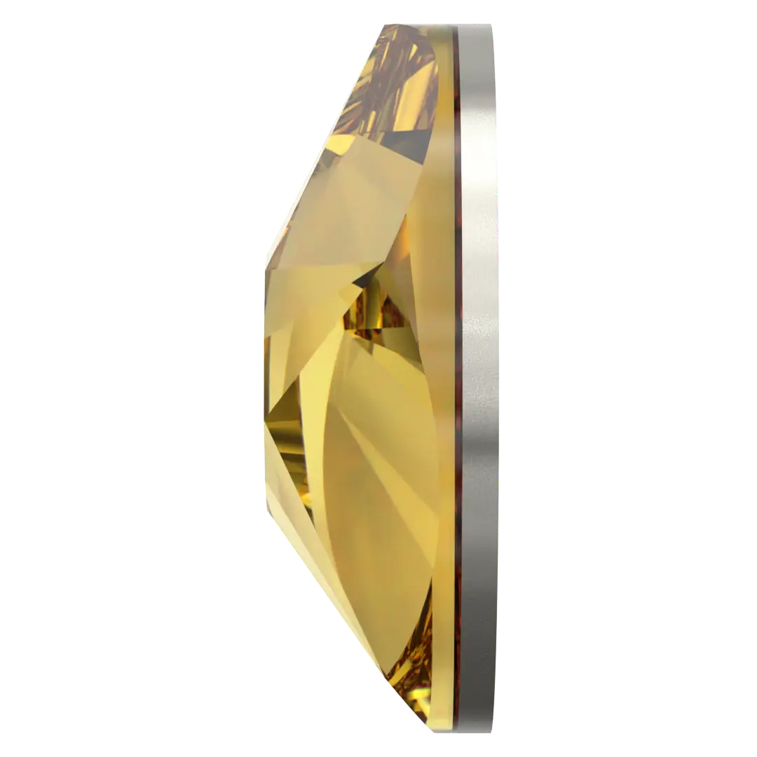 Serinity Hotfix Flat Back Crystals Star Rose (2100) Dark Jonquil - Bluestreak Crystals