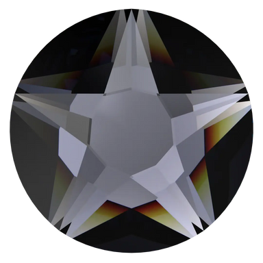 Serinity Hotfix Flat Back Crystals Star Rose (2100) Graphite - Bluestreak Crystals