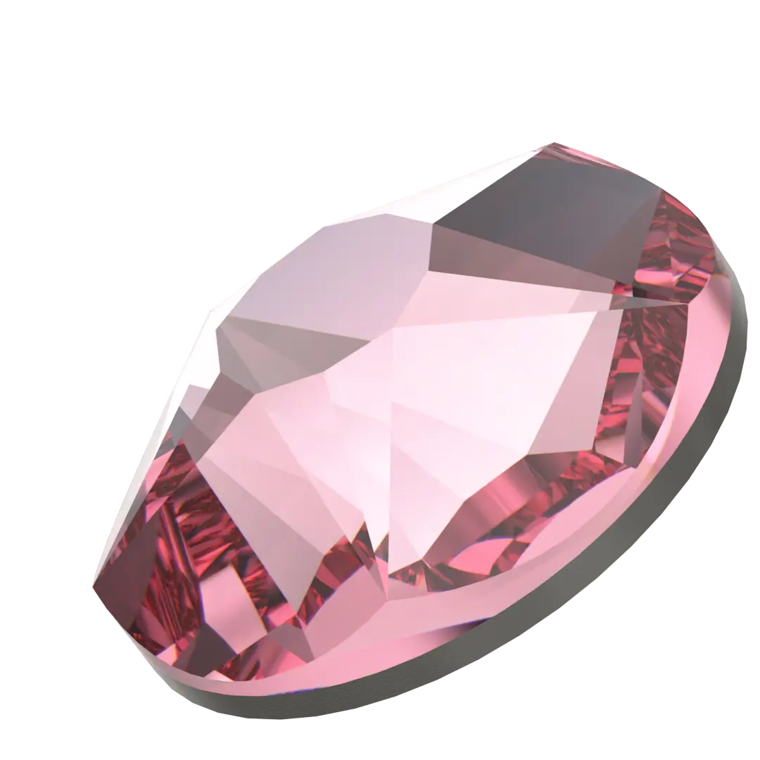 Serinity Hotfix Flat Back Crystals Star Rose (2100) Light Rose - Bluestreak Crystals