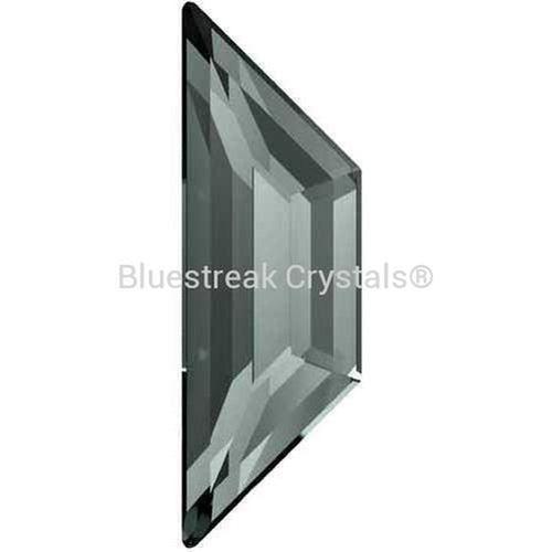 Serinity Hotfix Flat Back Crystals Trapeze (2772) Black Diamond-Serinity Hotfix Flatback Crystals-6.5x2.1mm - Pack of 8-Bluestreak Crystals