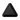 Serinity Hotfix Flat Back Crystals Triangle (2711) Jet - Bluestreak Crystals