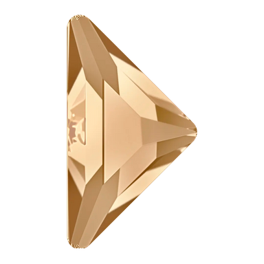 Serinity Hotfix Flat Back Crystals Triangle Right Angle (2740) Crystal Golden Shadow - Bluestreak Crystals