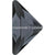 Serinity Hotfix Flat Back Crystals Triangle Right Angle (2740) Crystal Silver Night-Serinity Hotfix Flatback Crystals-8.3x8.3mm - Pack of 4-Bluestreak Crystals