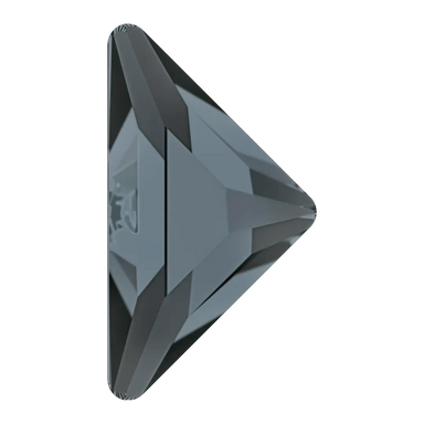 Serinity Hotfix Flat Back Crystals Triangle Right Angle (2740) Crystal Silver Night - Bluestreak Crystals