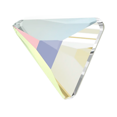 Serinity Hotfix Flat Back Crystals Triangle Scalene (2739) Crystal AB - Bluestreak Crystals
