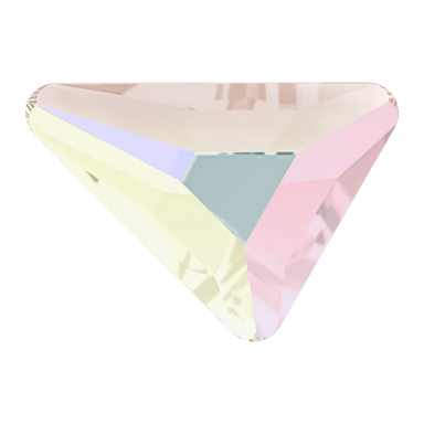 Serinity Hotfix Flat Back Crystals Triangle Scalene (2739) Crystal AB - Bluestreak Crystals