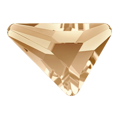Serinity Hotfix Flat Back Crystals Triangle Scalene (2739) Crystal Golden Shadow - Bluestreak Crystals