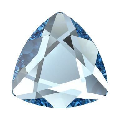 Serinity Flat Back Crystals Non Hotfix Trilliant (2472) Aquamarine - Bluestreak Crystals