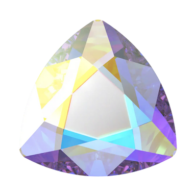 Serinity Flat Back Crystals Non Hotfix Trilliant (2472) Crystal AB - Bluestreak Crystals