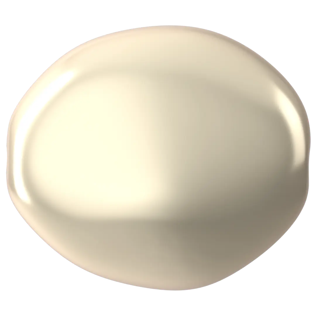 Serinity Pearls Baroque Coin (5842) Crystal Creamrose Light - Bluestreak Crystals