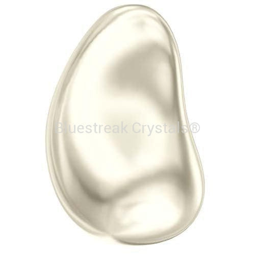Serinity Pearls Baroque Drop (5843) Crystal Cream-Serinity Pearls-12mm - Pack of 6-Bluestreak Crystals