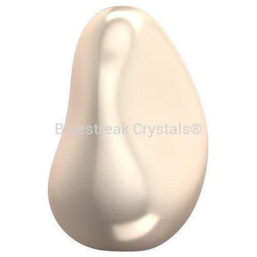 Serinity Pearls Baroque Drop (5843) Crystal Creamrose-Serinity Pearls-12mm - Pack of 6-Bluestreak Crystals