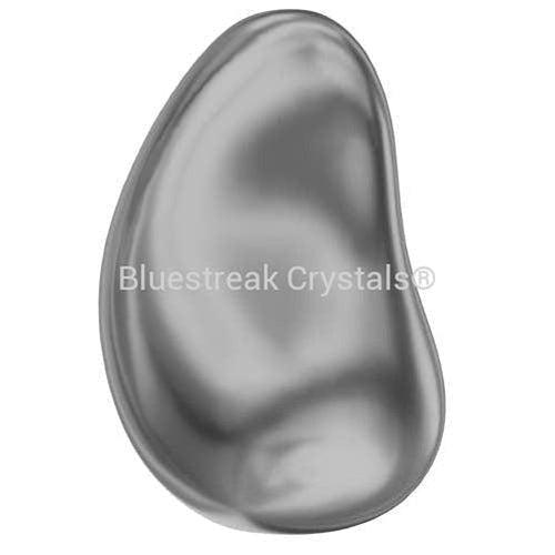 Serinity Pearls Baroque Drop (5843) Crystal Dark Grey-Serinity Pearls-12mm - Pack of 6-Bluestreak Crystals