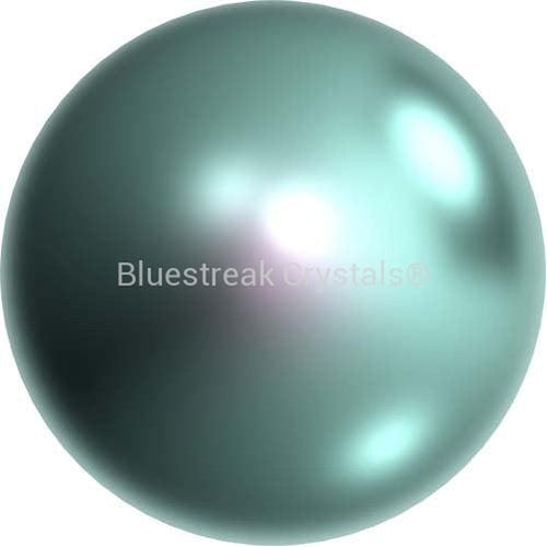Serinity Pearls Cabochon (5817) Crystal Iridescent Light Turquoise-Serinity Pearls-6mm - Pack of 8-Bluestreak Crystals