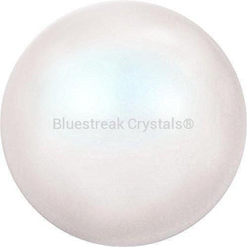 Serinity Pearls Cabochon (5817) Crystal Pearlescent White-Serinity Pearls-6mm - Pack of 8-Bluestreak Crystals