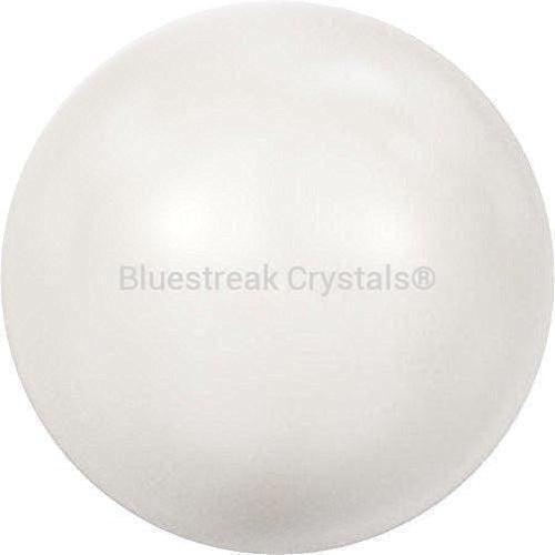 Serinity Pearls Cabochon (5817) Crystal White-Serinity Pearls-6mm - Pack of 8-Bluestreak Crystals