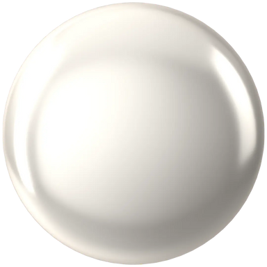 Serinity Pearls Coin (5860) Crystal White - Bluestreak Crystals