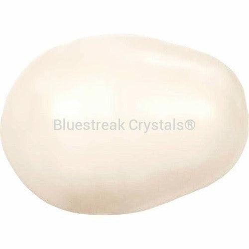 Serinity Pearls Pear (5821) Crystal Creamrose Light-Serinity Pearls-11x8mm - Pack of 5-Bluestreak Crystals
