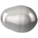 Serinity Pearls Pear (5821) Crystal Light Grey - Bluestreak Crystals