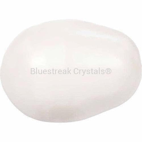 Serinity Pearls Pear (5821) Crystal White-Serinity Pearls-11x8mm - Pack of 5-Bluestreak Crystals