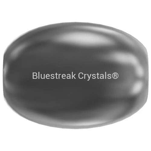 Serinity Pearls Rice (5824) Crystal Dark Grey-Serinity Pearls-4mm - Pack of 50-Bluestreak Crystals