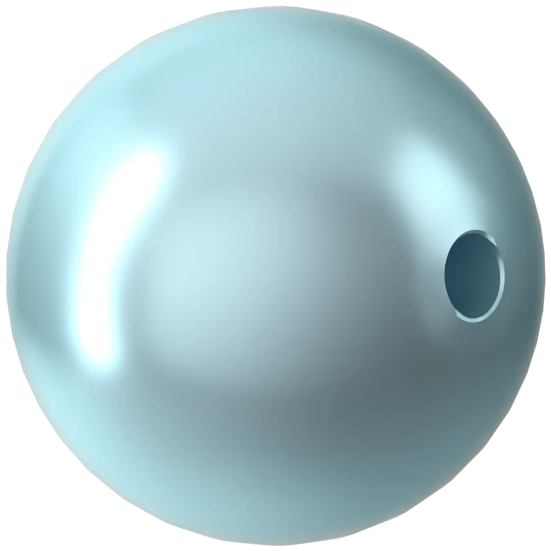 Serinity Pearls Round (5810) Crystal Azore - Bluestreak Crystals