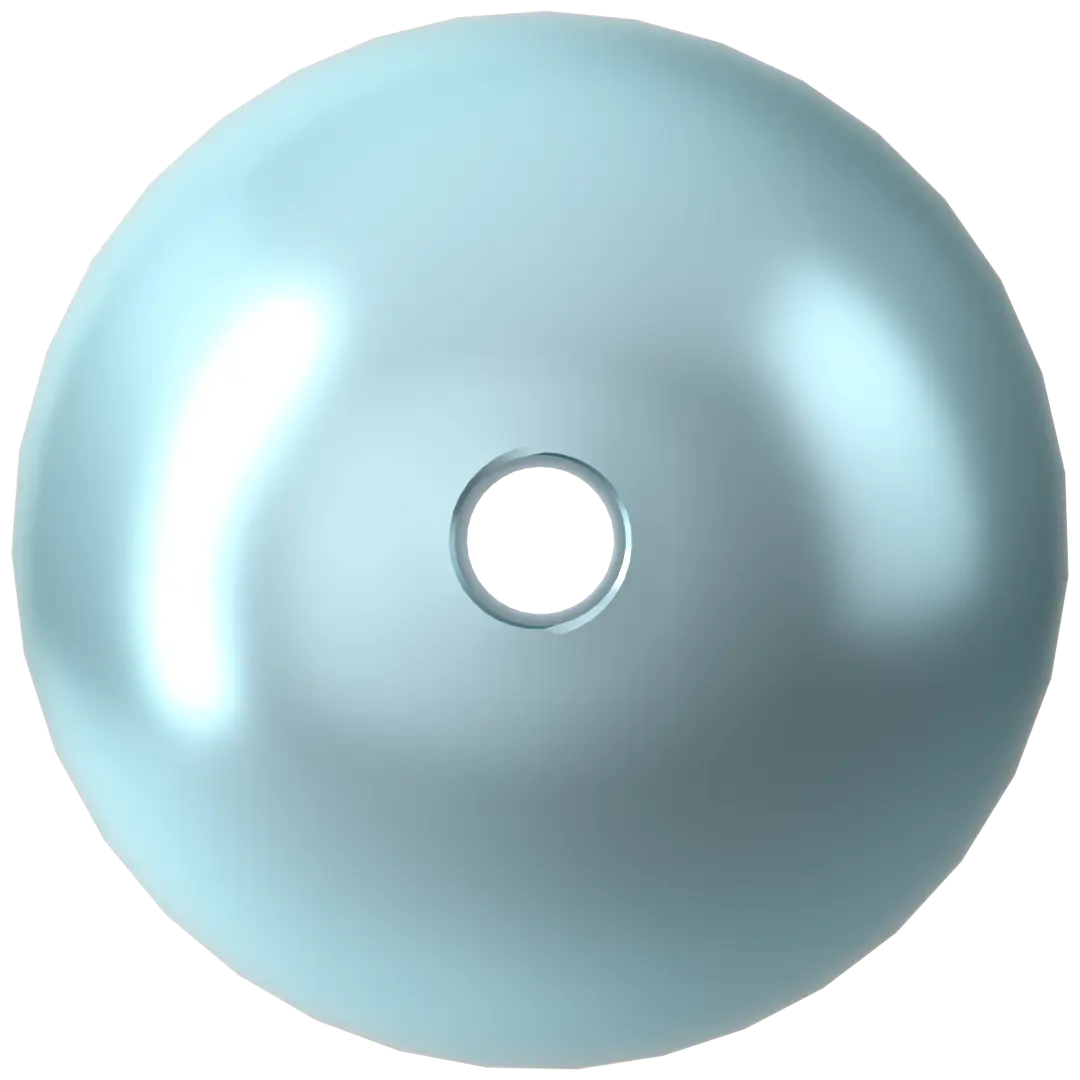 Serinity Pearls Round (5810) Crystal Azore - Bluestreak Crystals