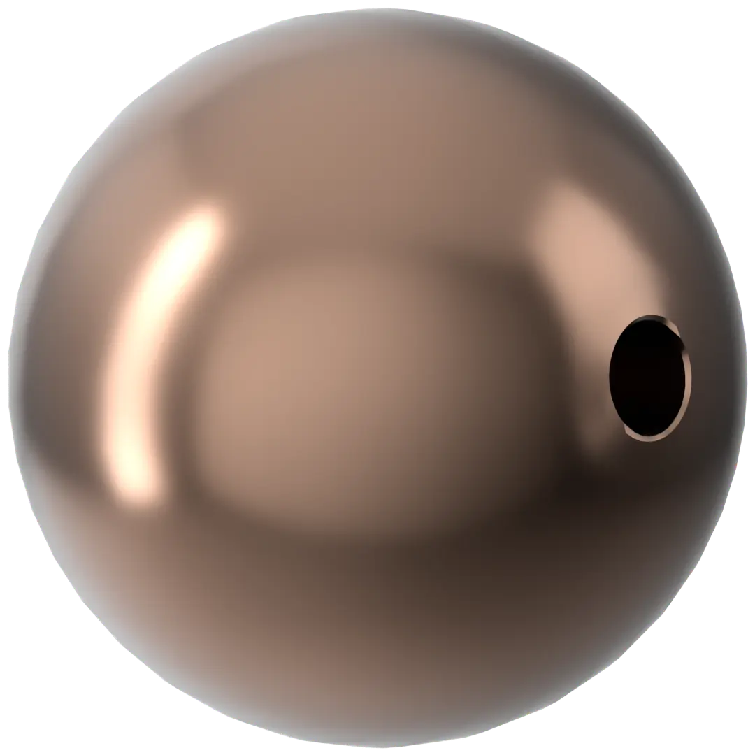 Serinity Pearls Round (5810) Crystal Brown - Bluestreak Crystals