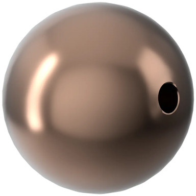 Serinity Pearls Round (5810) Crystal Brown - Bluestreak Crystals