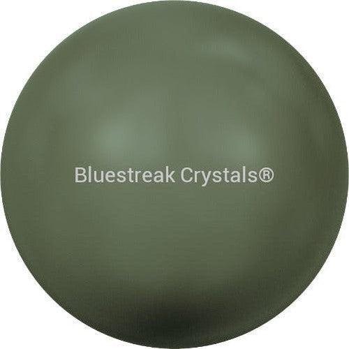 Serinity Pearls Round (5810) Crystal Dark Green-Serinity Pearls-2mm - Pack of 50-Bluestreak Crystals