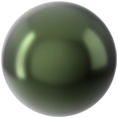 Serinity Pearls Round (5810) Crystal Dark Green - Bluestreak Crystals