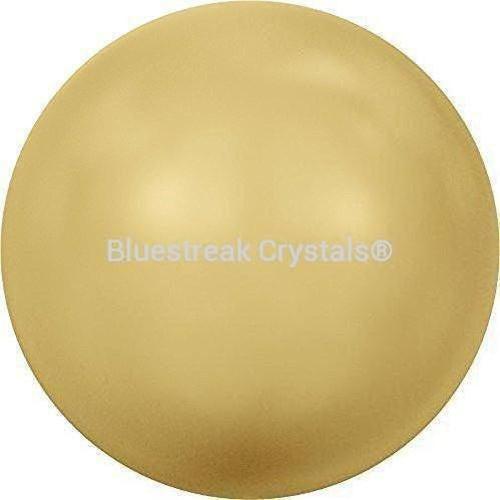 Serinity Pearls Round (5810) Crystal Gold-Serinity Pearls-2mm - Pack of 50-Bluestreak Crystals