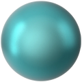 Swarovski Pearls Round (5810) Crystal Iridescent Dark Turquoise - Bluestreak Crystals
