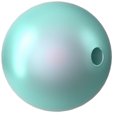 Serinity Pearls Round (5810) Crystal Iridescent Light Turquoise - Bluestreak Crystals