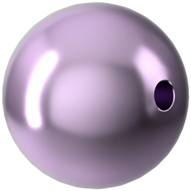 Swarovski Pearls Round (5810) Crystal Light Amethyst - Bluestreak Crystals