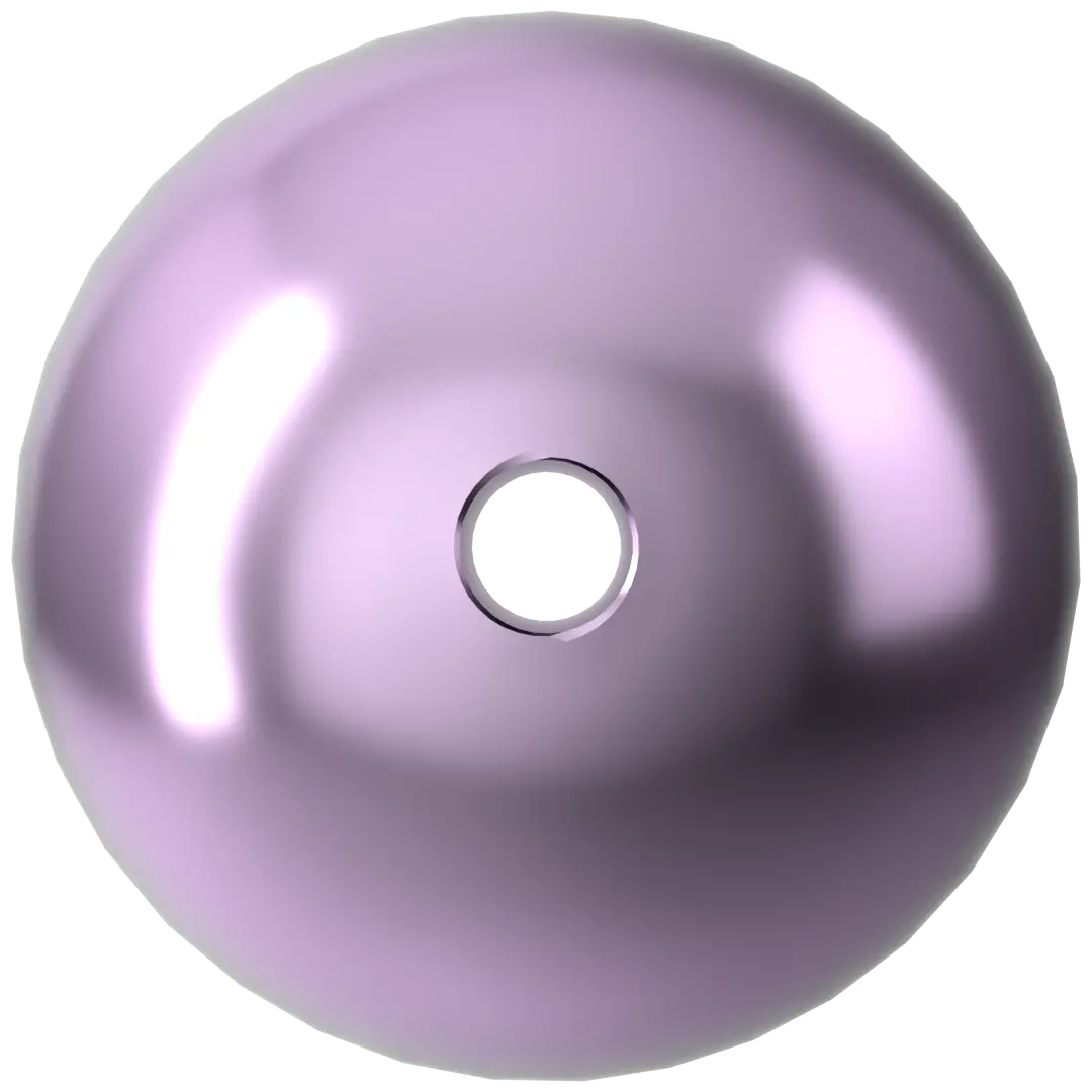 Swarovski Pearls Round (5810) Crystal Light Amethyst - Bluestreak Crystals