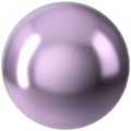Serinity Pearls Round (5810) Crystal Light Amethyst - Bluestreak Crystals