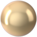 Swarovski Pearls Round (5810) Crystal Light Gold - Bluestreak Crystals