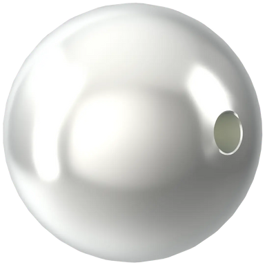 【美品】Swarovski クリスタル　リス Swarovski Pearls Round Crystal Moonlight