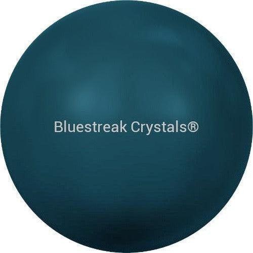 Serinity Pearls Round (5810) Crystal Petrol-Serinity Pearls-2mm - Pack of 50-Bluestreak Crystals