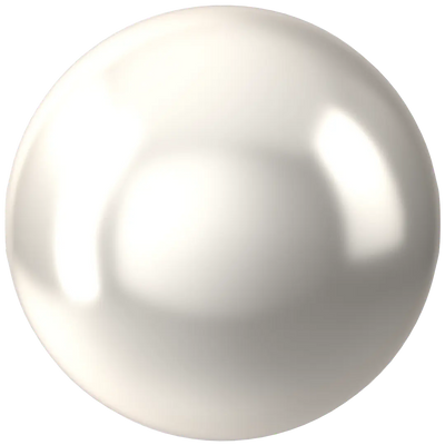 Swarovski Pearls Round (5810) Crystal White - Bluestreak Crystals