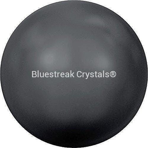 Serinity Pearls Round Half Drilled (5818) Crystal Black-Serinity Pearls-3mm - Pack of 10-Bluestreak Crystals
