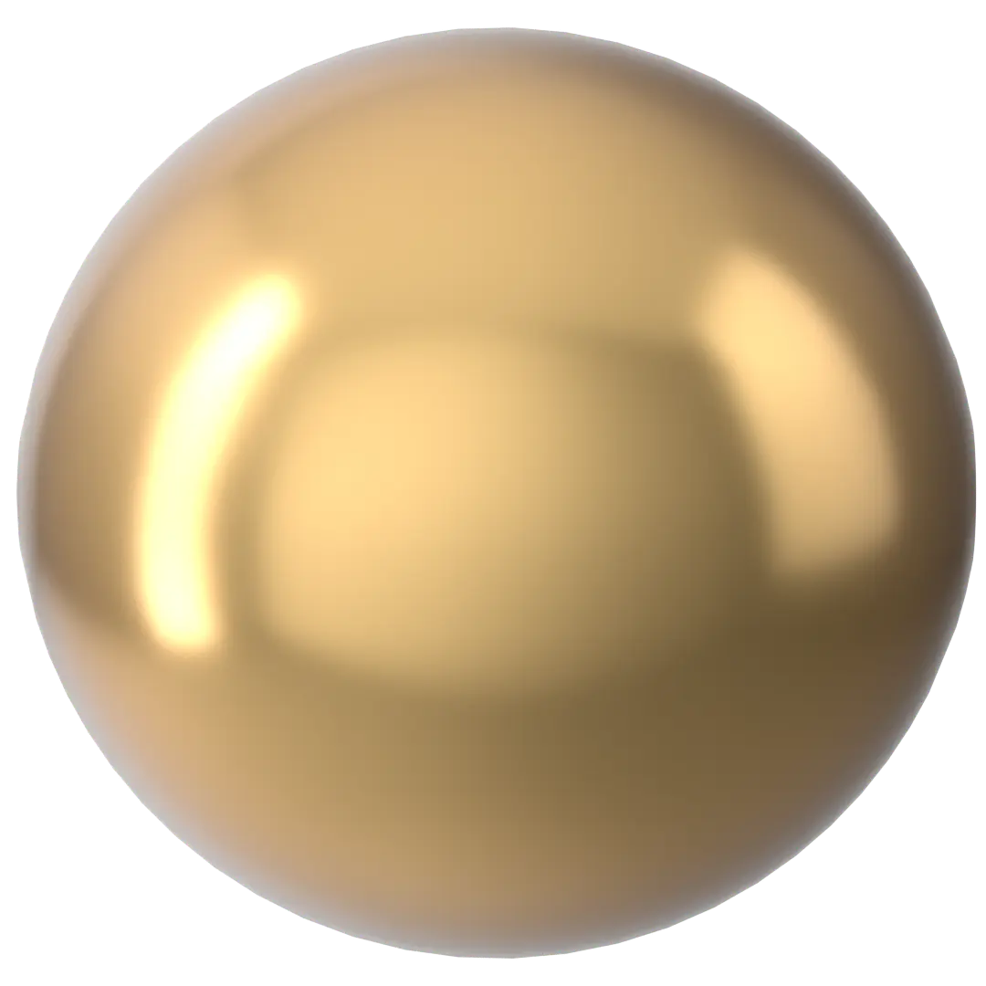 Swarovski Pearls Round Half Drilled (5818) Crystal Bright Gold - Bluestreak Crystals