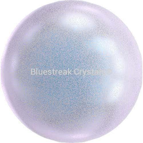 Serinity Pearls Round Half Drilled (5818) Crystal Iridescent Dreamy Blue-Serinity Pearls-6mm - Pack of 10-Bluestreak Crystals