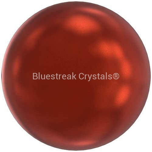 Serinity Pearls Round Half Drilled (5818) Crystal Iridescent Rouge-Serinity Pearls-3mm - Pack of 10-Bluestreak Crystals