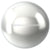 Serinity Pearls Round Half Drilled (5818) Crystal Moonlight-Serinity Pearls-3mm - Pack of 10-Bluestreak Crystals