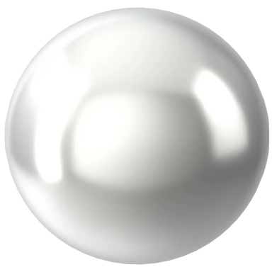 Swarovski Pearls Round Half Drilled (5818) Crystal Moonlight - Bluestreak Crystals